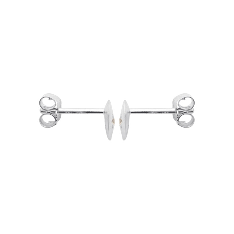 Kalbim - Boucles d’oreilles puces cœur en Argent - Yasmeen Jewelry