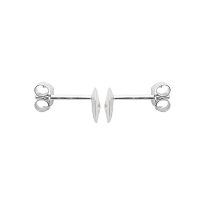Kalbim - Boucles d’oreilles puces cœur en Argent - Yasmeen Jewelry