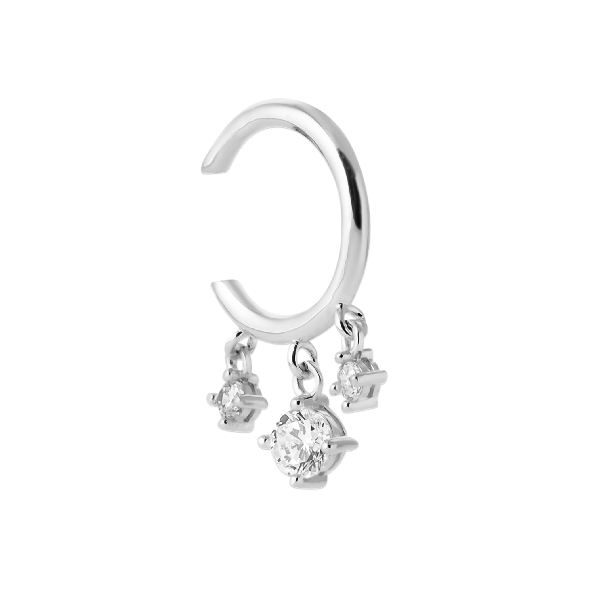 Nej - Bijou d'oreilles en Argent - Yasmeen Jewelry
