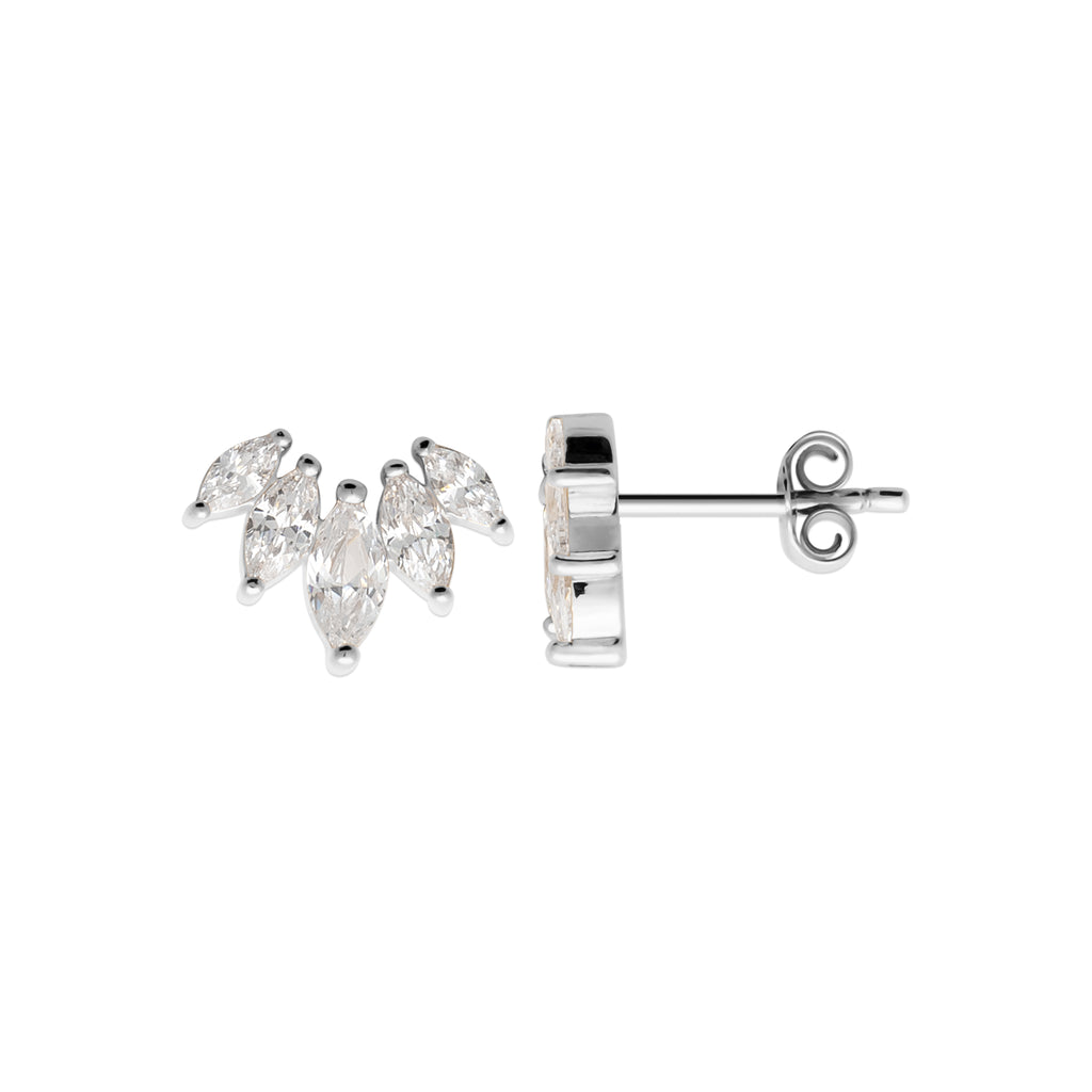 Tiara - Boucles d'oreilles en Argent - Yasmeen Jewelry