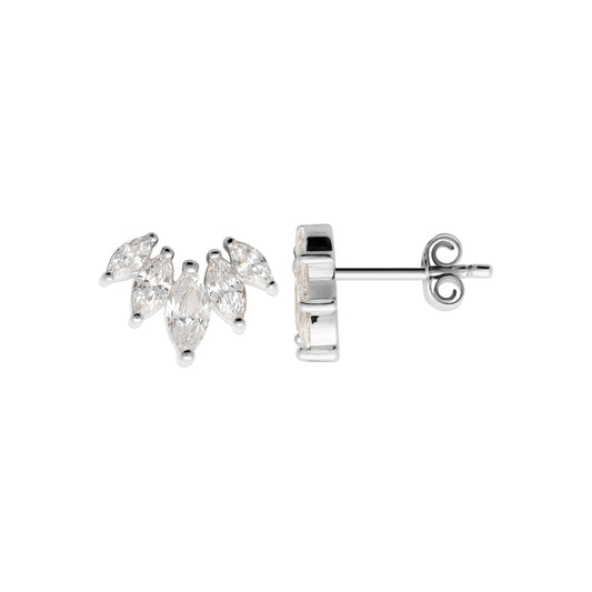 Tiara - Boucles d'oreilles en Argent - Yasmeen Jewelry