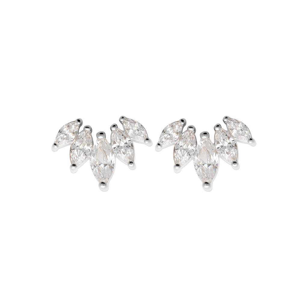 Tiara - Boucles d'oreilles en Argent - Yasmeen Jewelry