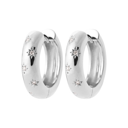 Luna - Boucles d'oreilles en Argent - Yasmeen Jewelry
