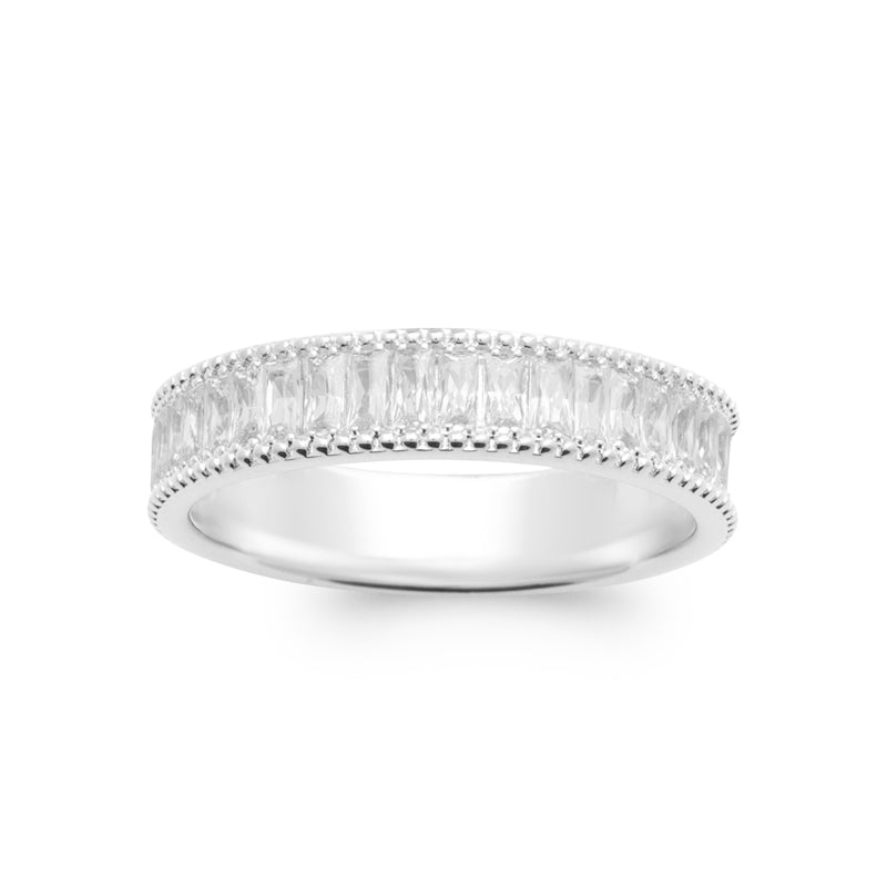 Dina - Bague en Argent et pierres blanches
