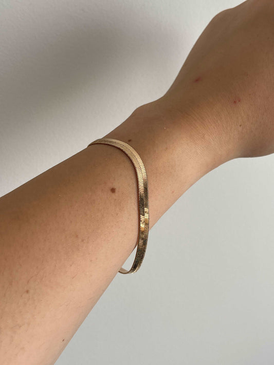 Elie - Bracelet miroir en Plaqué Or - Yasmeen Jewelry
