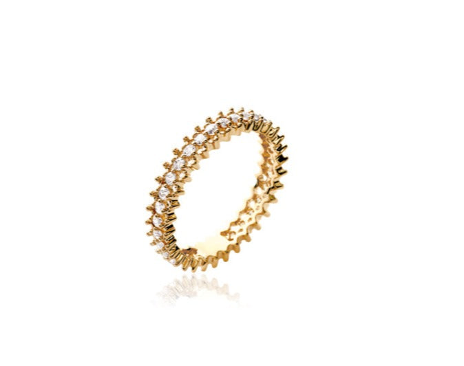 Dina - Bague en Plaqué Or - Yasmeen Jewelry