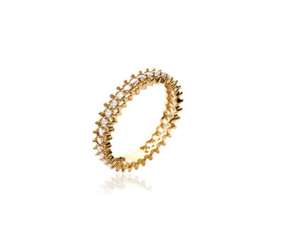 Dina - Bague en Plaqué Or - Yasmeen Jewelry