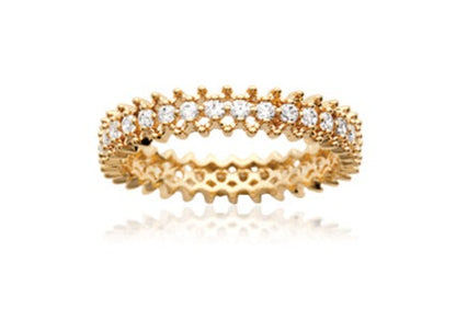 Dina - Bague en Plaqué Or - Yasmeen Jewelry