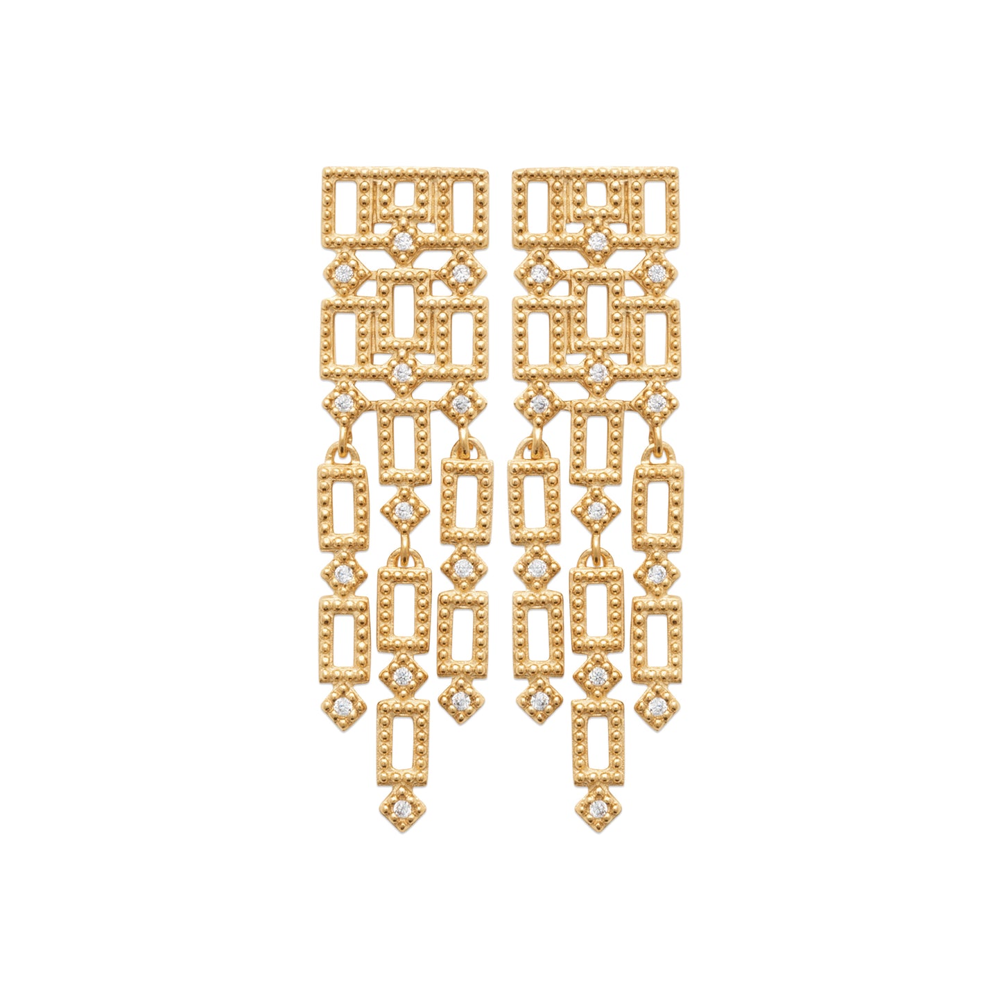 Dolce - Boucles d'oreilles en Plaqué Or - Yasmeen Jewelry