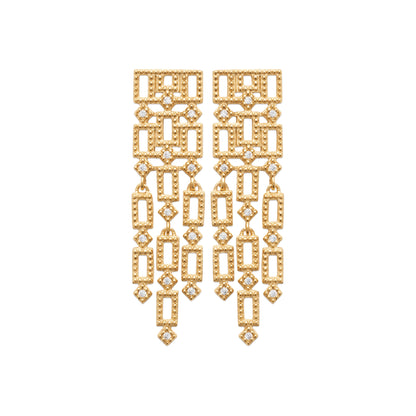 Dolce - Boucles d'oreilles en Plaqué Or - Yasmeen Jewelry