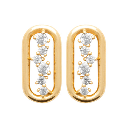 Estrella - Boucles d'oreilles en Plaqué Or - Yasmeen Jewelry