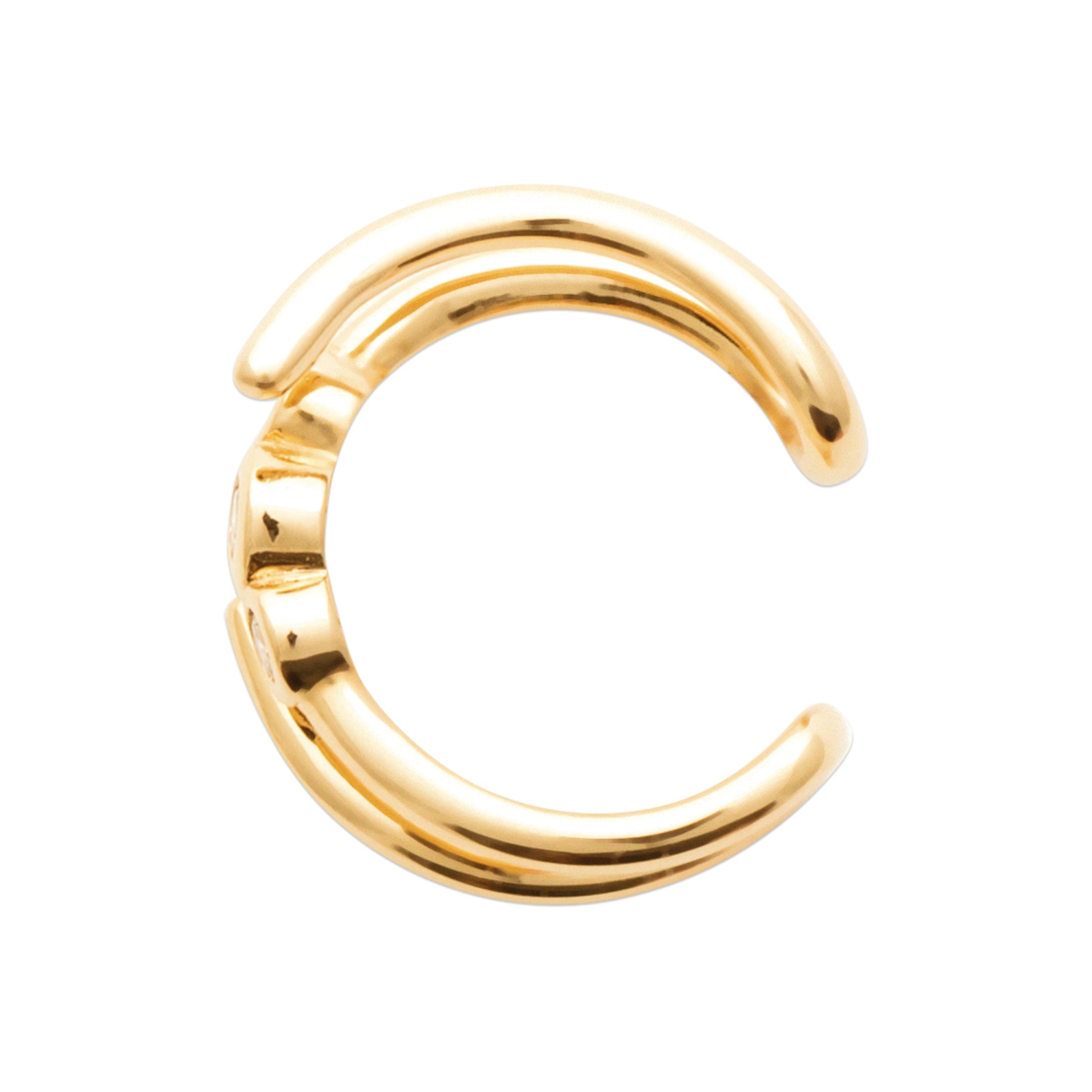 Sina - Earcuff en Plaqué Or - Yasmeen Jewelry