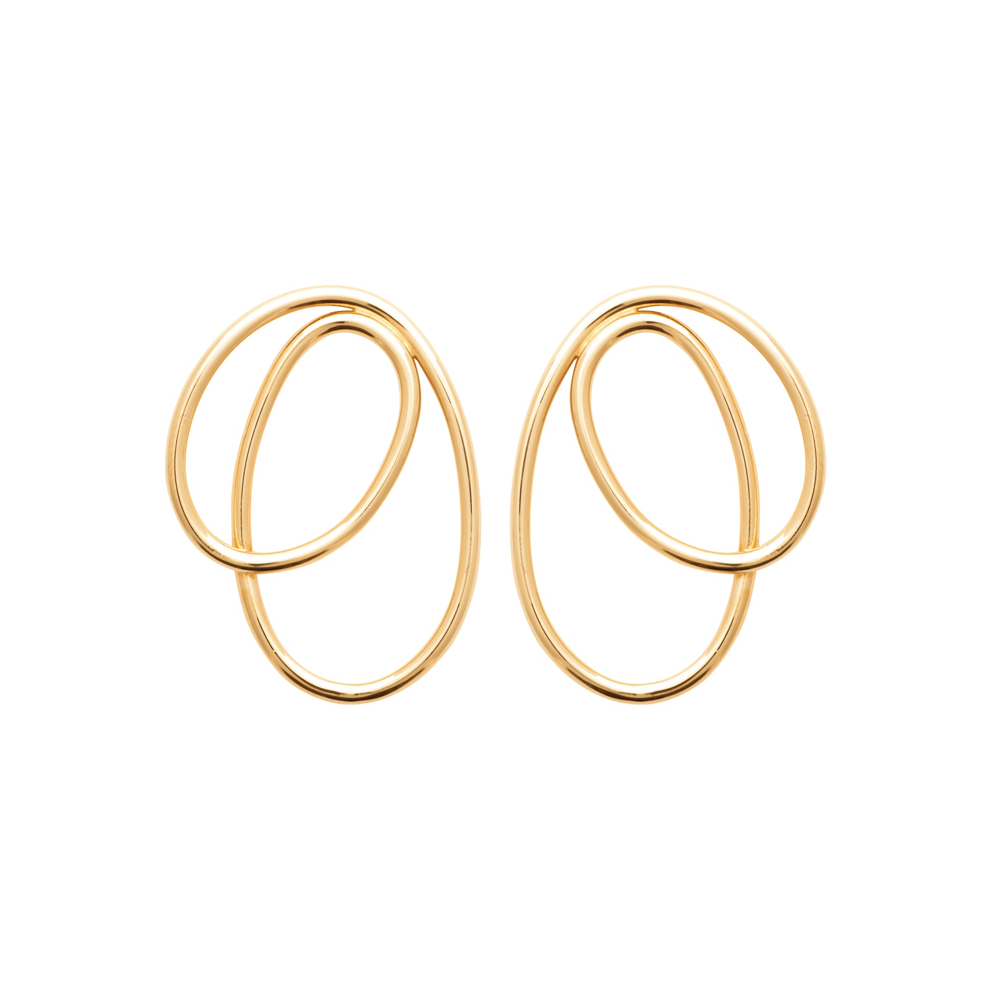 Palmyre - Boucles d'oreilles en Plaqué Or - Yasmeen Jewelry