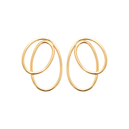 Palmyre - Boucles d'oreilles en Plaqué Or - Yasmeen Jewelry