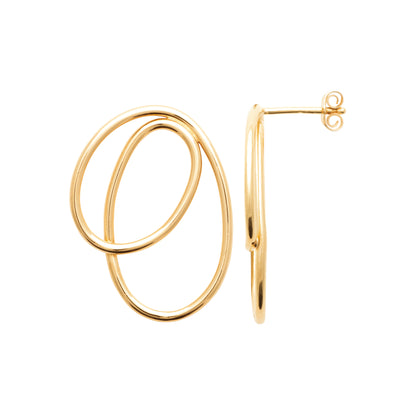 Palmyre - Boucles d'oreilles en Plaqué Or - Yasmeen Jewelry