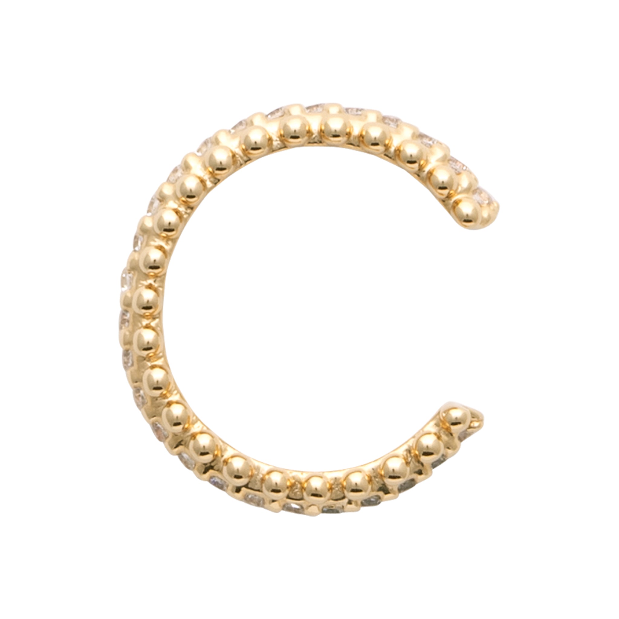 Dina - Earcuff en Plaqué Or - Yasmeen Jewelry