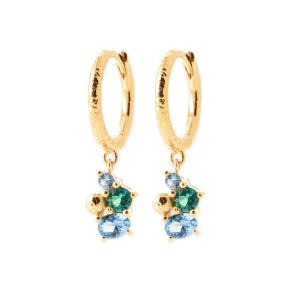 Gemma - Boucles d'oreilles en Plaqué Or - Yasmeen Jewelry