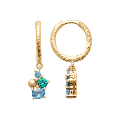 Gemma - Boucles d'oreilles en Plaqué Or - Yasmeen Jewelry