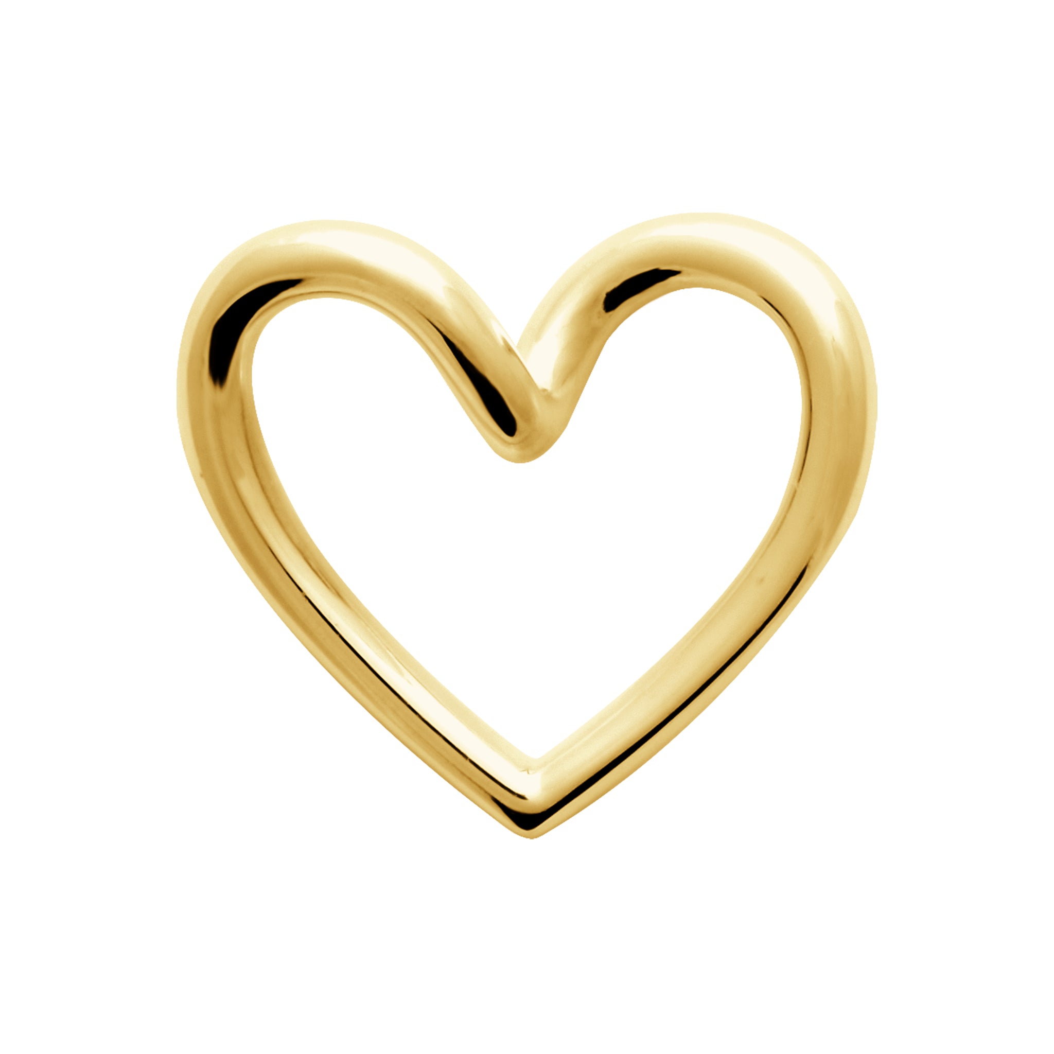 Le Cœur - Pendentif en Plaqué Or - Yasmeen Jewelry