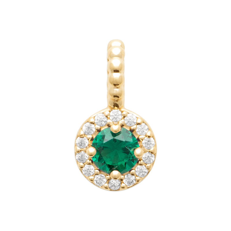 Diana - Gold Plated Pendant with Stones