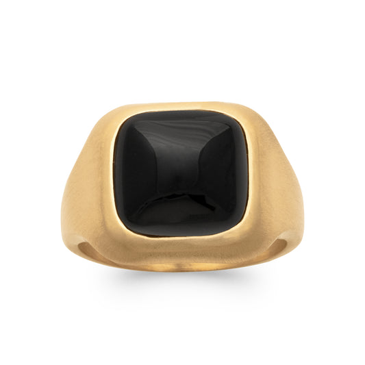 Agathe - Bague en Plaqué Or et Pierre Naturelle - Yasmeen Jewelry