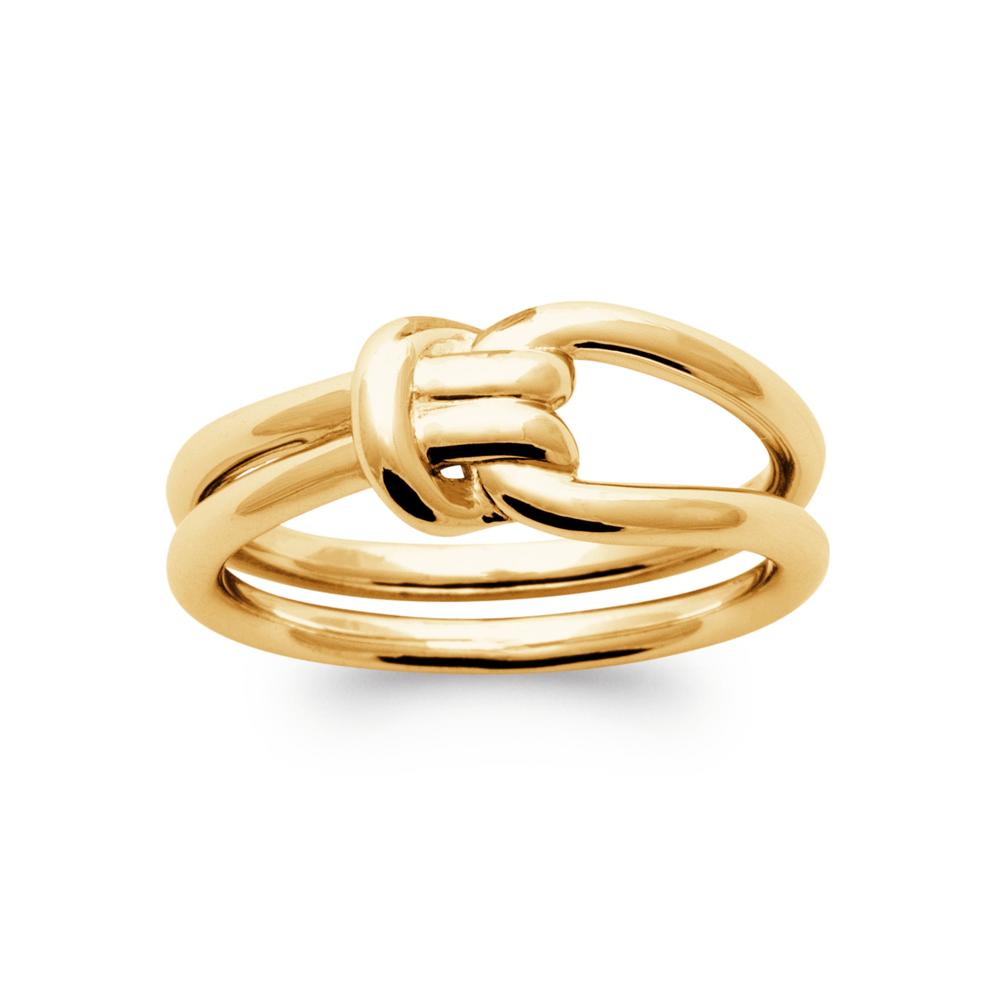 Eden - Bague noeud en Plaqué Or - Yasmeen Jewelry
