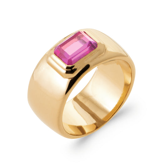 Evelyne - Bague en Plaqué Or - Yasmeen Jewelry