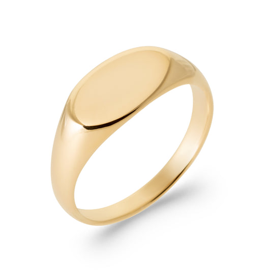 Neven - Chevalière en Plaqué Or - Yasmeen Jewelry