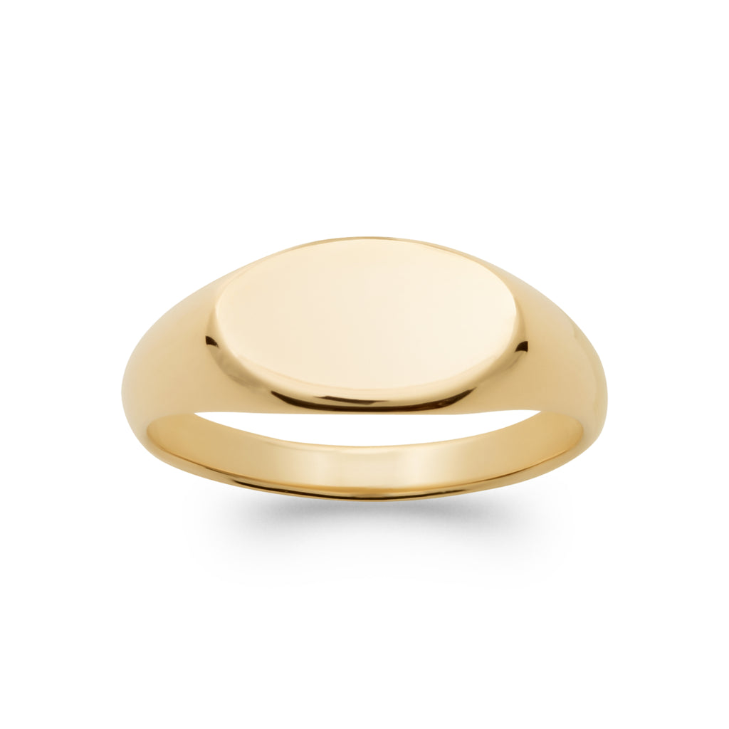 Neven - Chevalière en Plaqué Or - Yasmeen Jewelry
