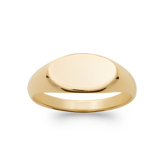 Neven - Chevalière en Plaqué Or - Yasmeen Jewelry