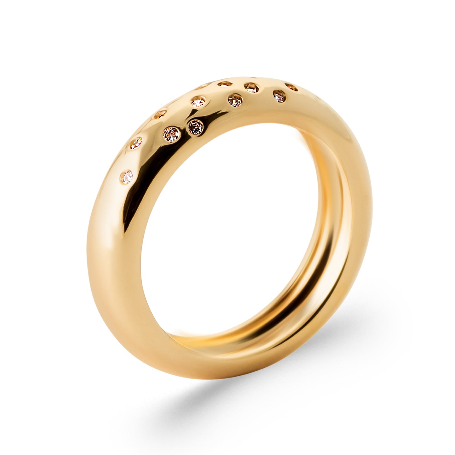 Luna - Bague en Plaqué Or - Yasmeen Jewelry