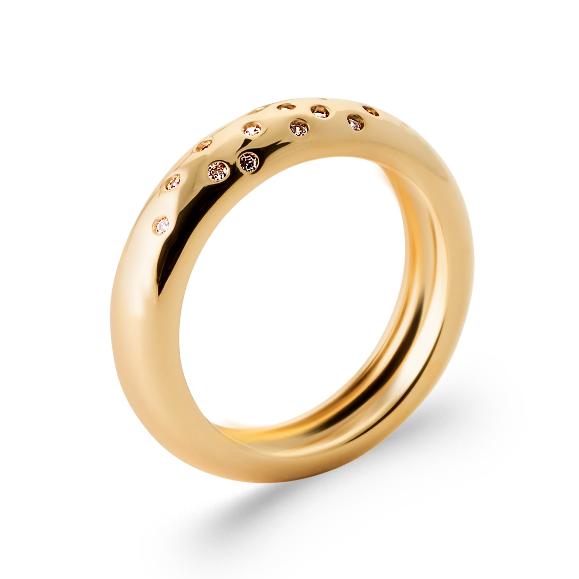 Luna - Bague en Plaqué Or - Yasmeen Jewelry