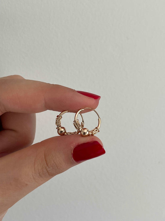 Cahya - Créoles en Plaqué Or - Yasmeen Jewelry