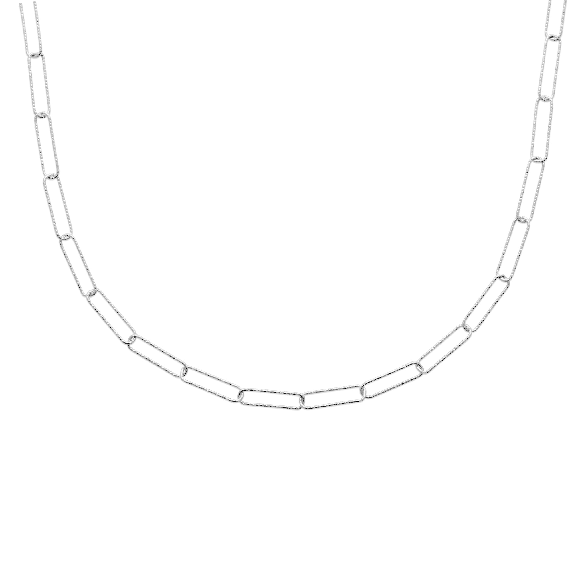 Chaîne maille trombone en Argent - Yasmeen Jewelry