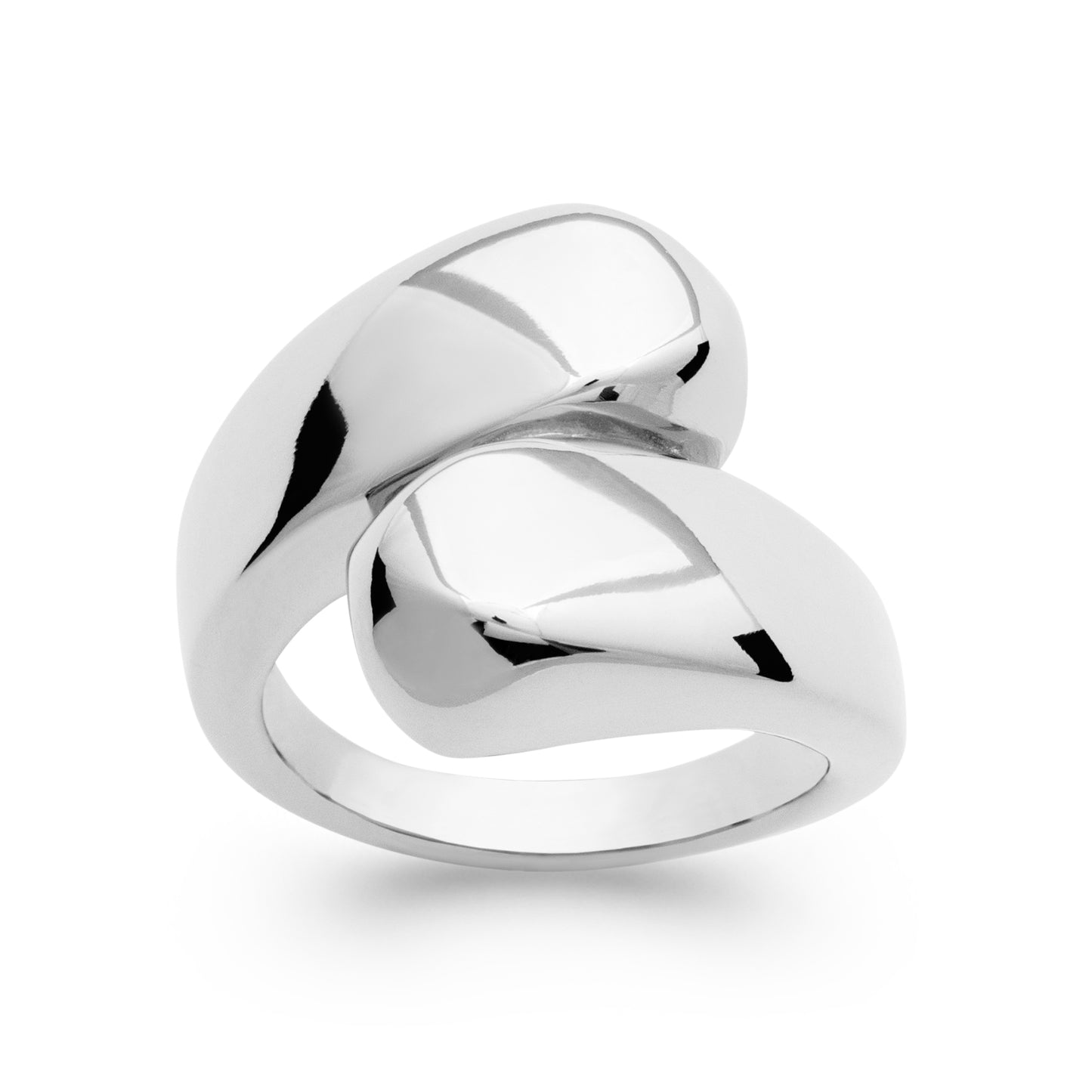 Sigma - Bague double anneaux en Argent
