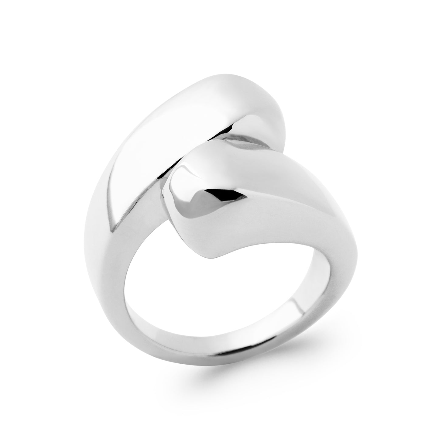 Sigma - Bague double anneaux en Argent