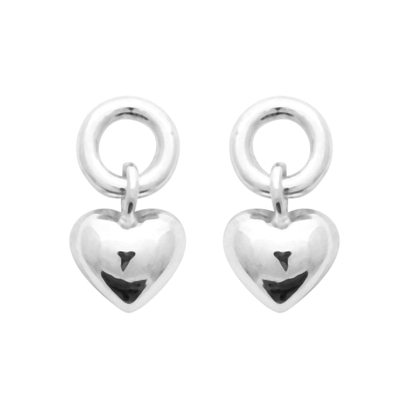 Amor - Boucles d’oreilles cœur en Argent - Yasmeen Jewelry