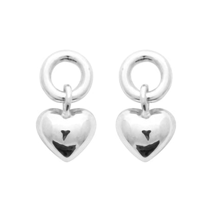 Amor - Boucles d’oreilles cœur en Argent - Yasmeen Jewelry