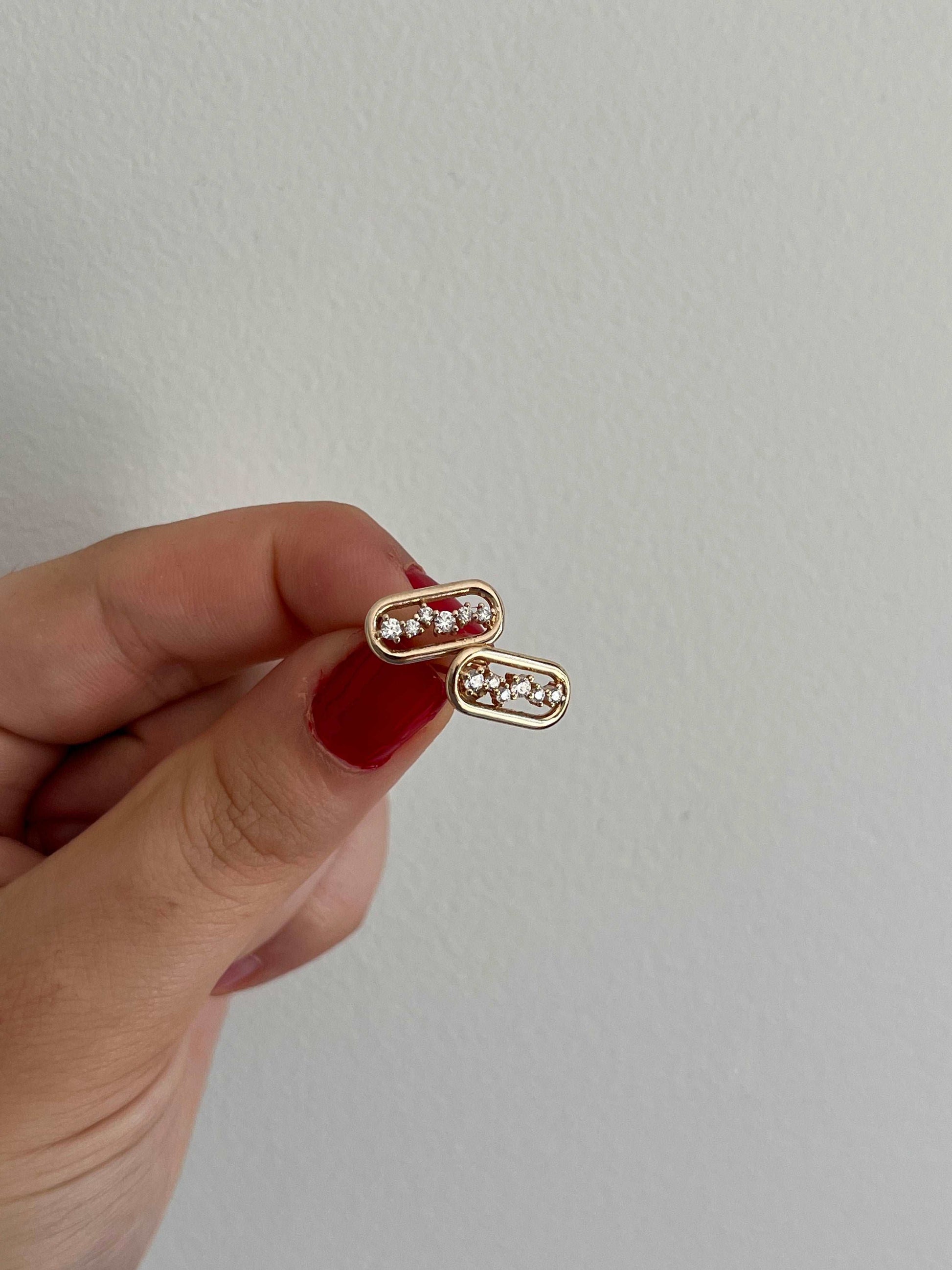 Estrella - Boucles d'oreilles en Plaqué Or - Yasmeen Jewelry