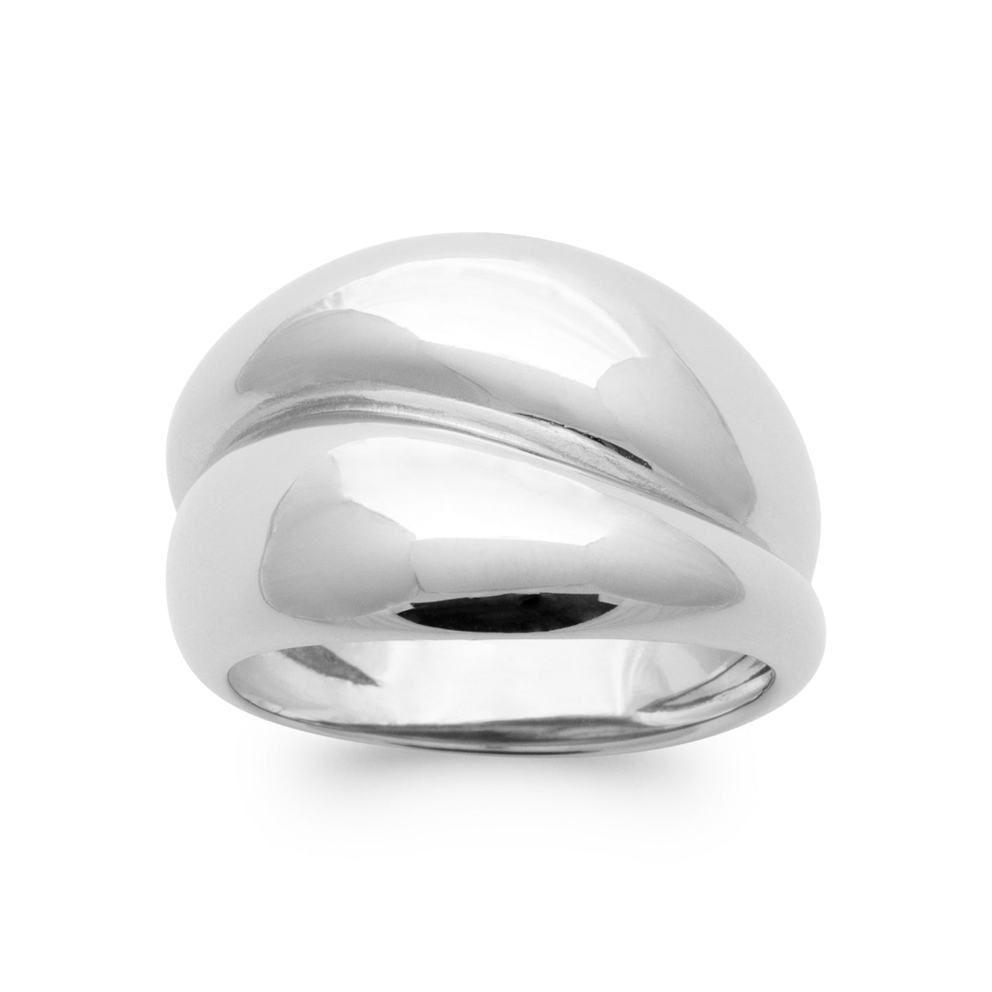 Jeanne - Bague double anneaux en Argent