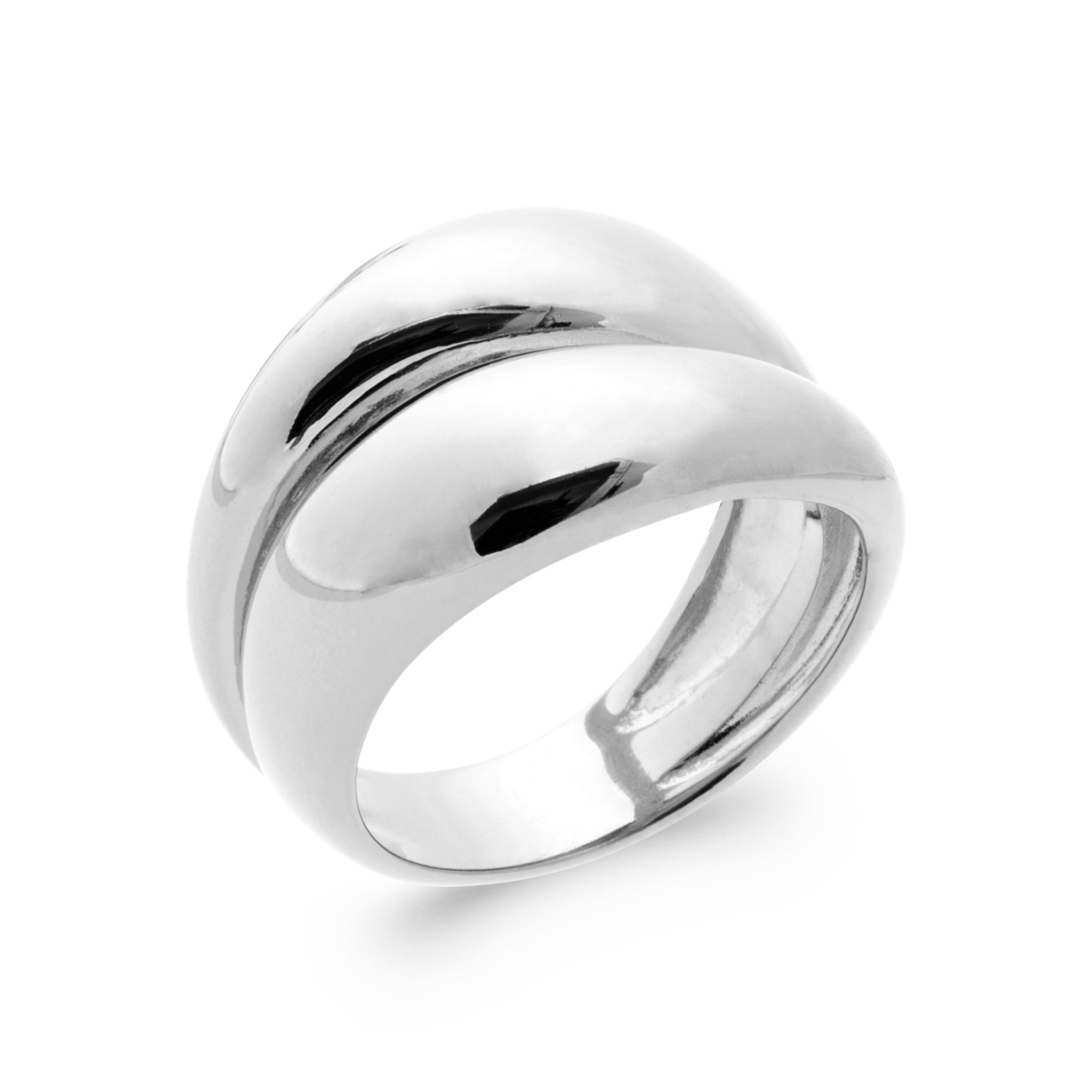 Jana - Bague double anneaux en Argent
