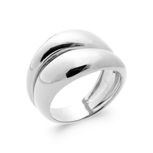 Jeanne - Bague double anneaux en Argent