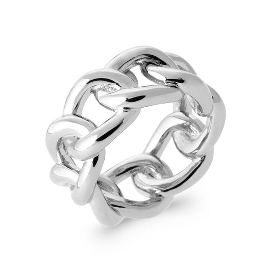 Auriane - Bague maillons en Argent