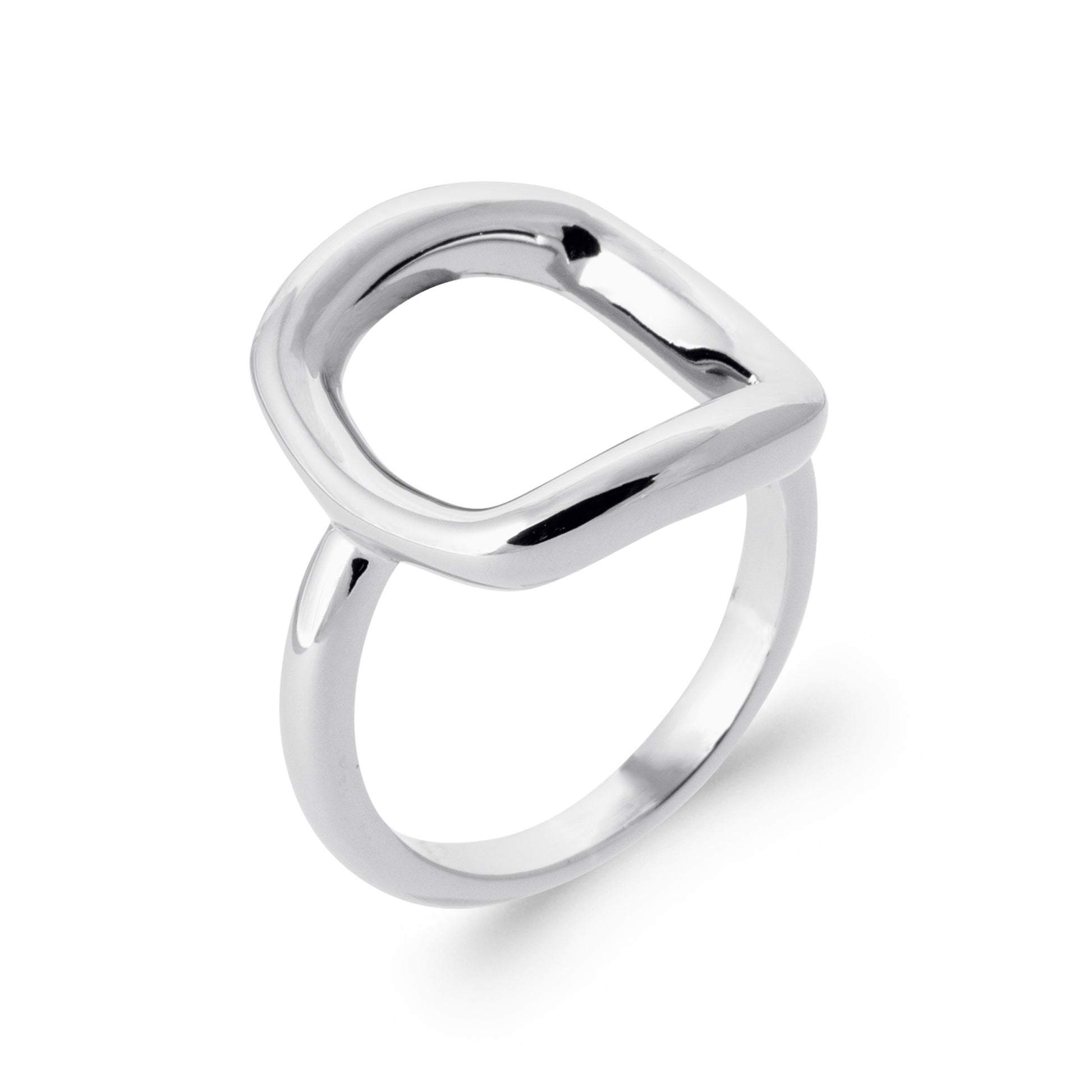 Céline - Bague carrée en Argent - Yasmeen Jewelry