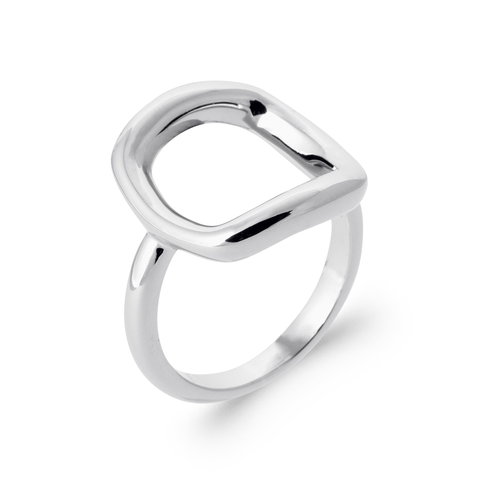 Céline - Bague carrée en Argent - Yasmeen Jewelry
