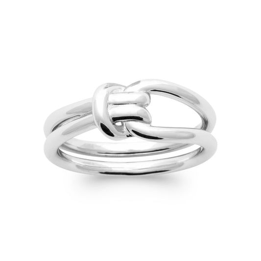 Eden - Bague noeud en Argent - Yasmeen Jewelry