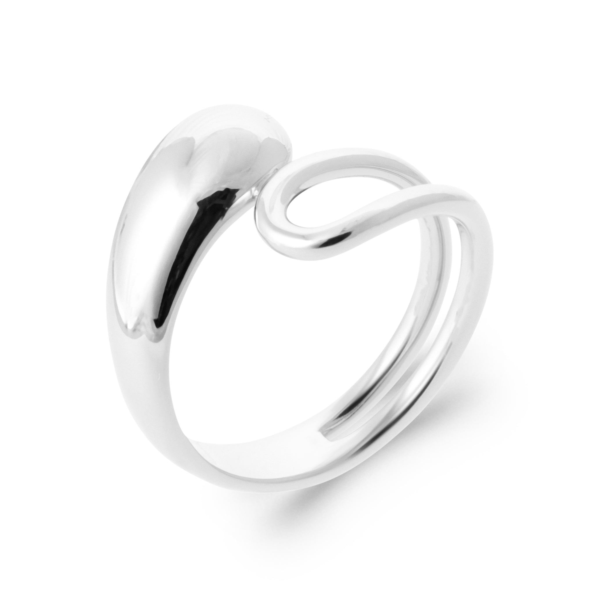 Marie - Bague double en Argent - Yasmeen Jewelry