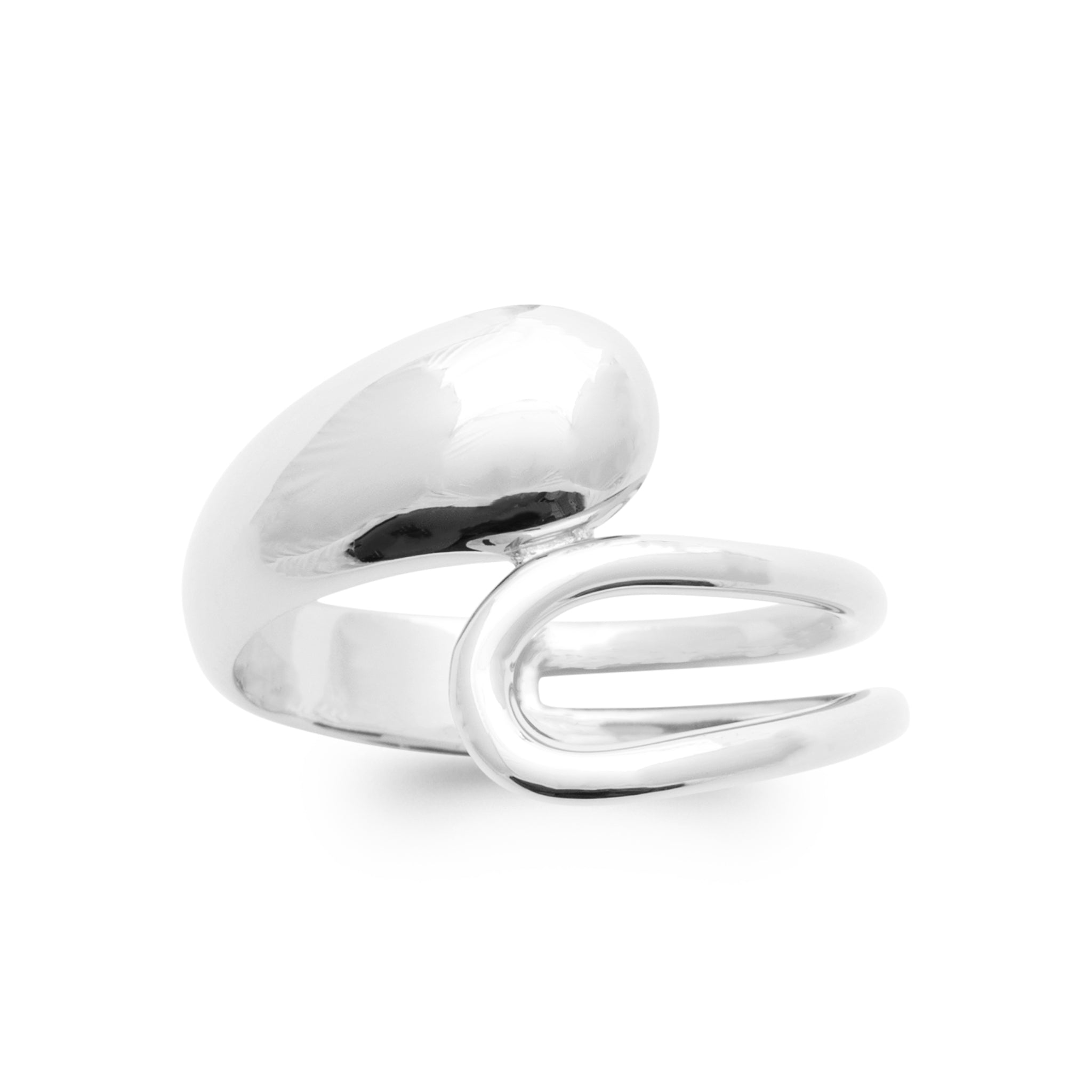 Marie - Bague double en Argent - Yasmeen Jewelry