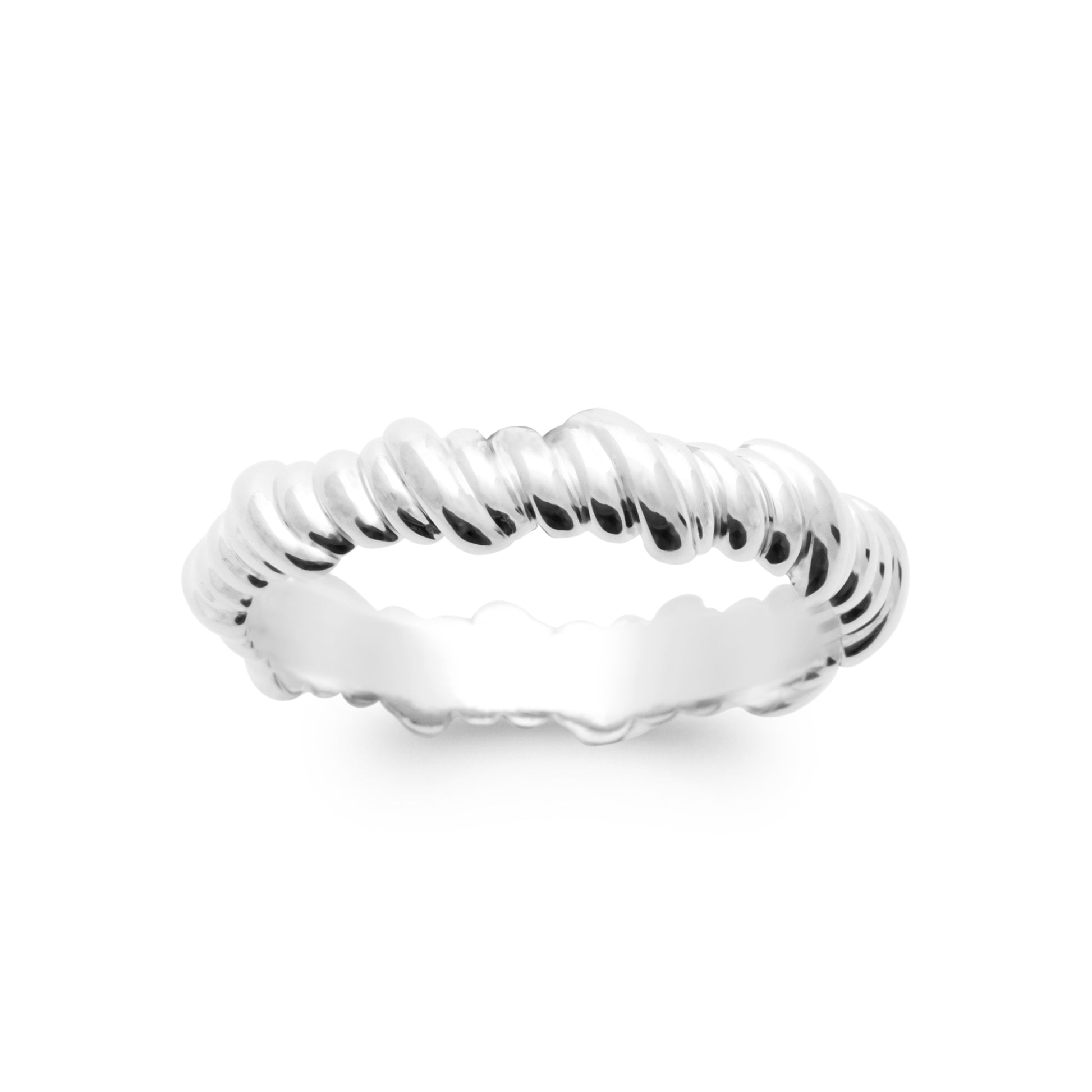 n°2 - Bague torsadée en Argent - Yasmeen Jewelry