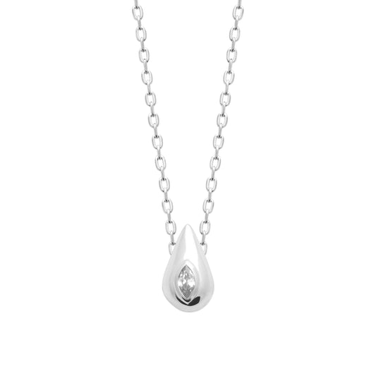 Goutte n°2 - Collier en Argent